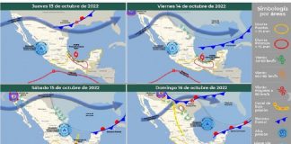 Mantienen pronóstico de lluvias intensas en zonas de Puebla y Veracruz .