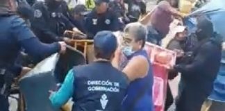 Desalojo a vendedores del Malecón .