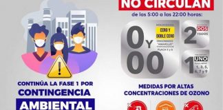 Contingencia doble hoy no circula en CDMX