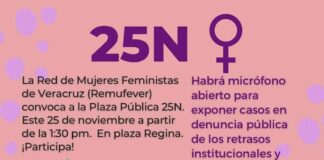 Convocatorias, marchas y otras actividades del 25 N
