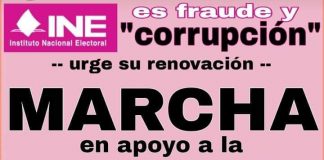 Amloistas alistan marcha que busca ser mayor a los 850 mil pro INE en Cd. De México .