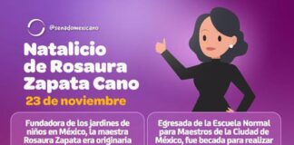 Rosaura Zapato Cano marcó un parteaguas en la educación de las niñas y niños en México,