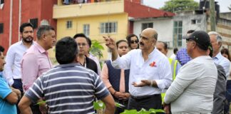 Supervisa Ricardo Ahued obras en El Castillo .