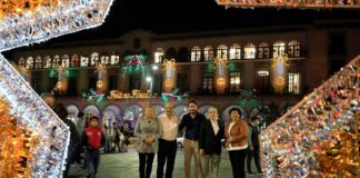 Inauguran iluminación navideña en el parque Benito Juárez #Xalapa