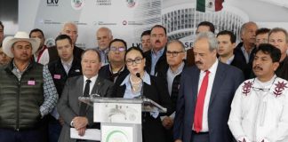 Senadoras y senadores de Morena van contra plaguicidas .