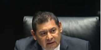 Senado guardó un minuto de silencio en memoria de Miguel Barbosa Huerta, gobernador de Puebla.