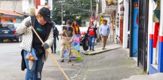 Inicia programa Mi calle limpia en Xalapa .