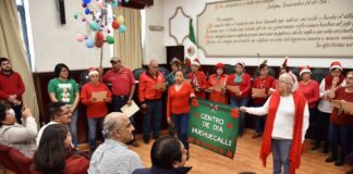 Tradicional rama de la Casa de Día Huehuecalli, visitó a Ricardo Ahued