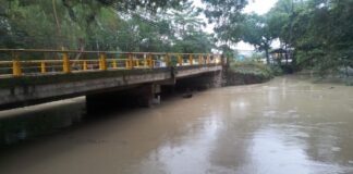 Se desbordan ríos en Veracruz por lluvias torrenciales.