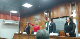 Rinde protesta la magistrada Tania Celina Vásquez Muñoz como nueva presidenta del TEV.