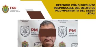 Confirma FGE detención del contralor interno del IVAI