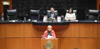 Revisan senadores situación de derechos humanos con titular de la CNDH, Rosario Piedra Ibarra