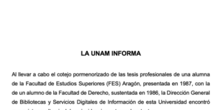 UNAM encuentra coincidencias entre las tesis de Yasmín Esquivel y otro alumno