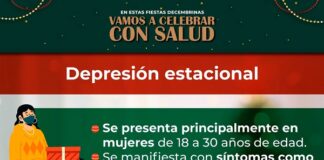 Alerta IMSS Veracruz Sur sobre Trastorno Afectivo Estacional .