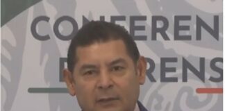 El senador @armentapuebla_, presidente de la Mesa Directiva, anuncia un próximo encuentro trilateral legislativo entr parlamentos de México, EEUU y Canadá.