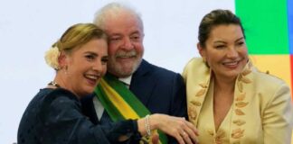 Critican a Beatriz Gutiérrez por abrazo al Presidente de Brasil