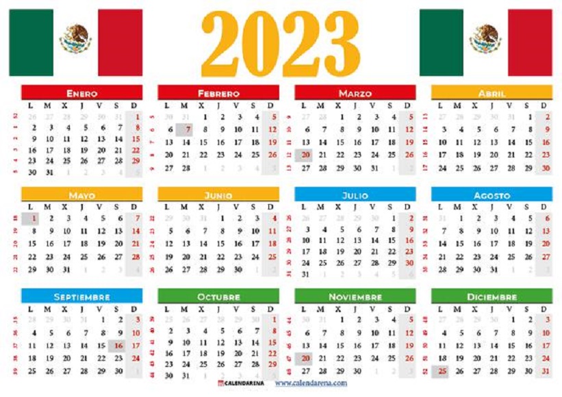 Conoce los días feriados en este 2023 . Billie Parker Noticias