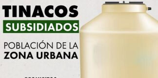 Abre Ayuntamiento de Cordoba y Mariana Trinitaria convocatoria para tinacos con subsidio