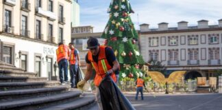 En Xalapa, se recibe el 2023 trabajando.