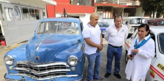 Entregan Ahteca y Club del Automóvil Antiguo de Xalapa Dodge Kingsway al ganadorv.
