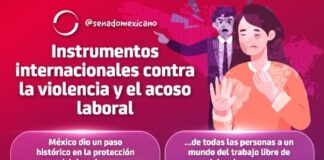 Por Empleos libres de violencias y acoso trabaja @senadomexicano