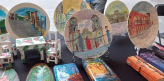 Artistas presentaron sus obras en el Jardín del Arte en Córdoba