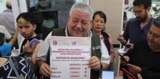 Dispersan 5 mil millones de pesos en Veracruz en pago de pensión a personas mayores