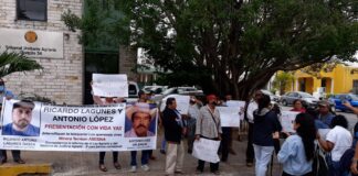 Manifestaciones en Michoacán, Ciudad de México y Mérida por la presentación con vida de Ricardo Lagunes y Antonio Díaz