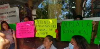 Reprimen y detienen a trabajadoras por defender sus derechos