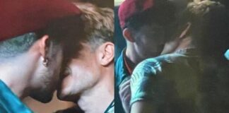 El beso entre Bad Bunny y Gael García explota en redes sociales .