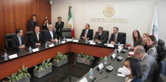 Se reúnen coordinadores parlamentarios con consejeros del INE; “fue un encuentro sobrio, respetuoso y amable”: Monreal