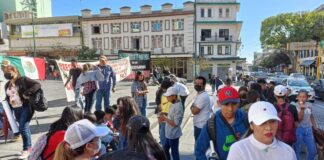 Estudiantes de la FNERRR exigen cese de acoso y agresiones en Telesecundaria.