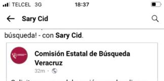Se solicita a autoridades y ciudadanía su apoyo en búsqueda de Sara Hilda Olarte Cid