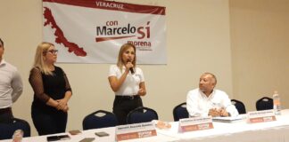 Promotores de Marcelo Ebrad en Veracruz, sin impedimentos de Cuitláhuac García para operar.