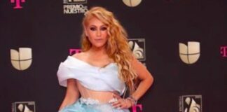 Paulina Rubio reapareció y brilló en Lo Nuestro con su nuevo sencillo “No es mi culpa”