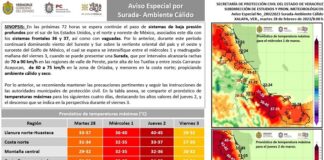 Alertan por Surada en Veracruz