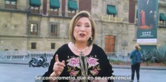Xóchitl Gálvez exige a AMLO cumpla su palabra .
