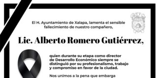 Ayuntamiento de Xalapa lamenta el fallecimiento de Lic. Alberto Romero Gutiérrez
