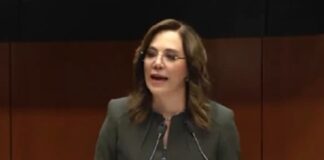 La comisionada presidenta del @INAImexico, @bl_ibarra, presentó el Informe anual de labores del 2022 en el @senadomexicano #Video