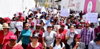 “Marcha por la Justicia” arribó a Perote tras dos días de caravana desde Hueyapan de Ocampo .