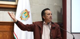 Cuitláhuac García justifica audio donde trabajador de SSP #Veracruz crea estructura electoral-policial de Morena