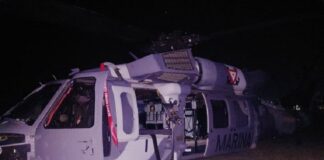 Semar confirma falla mecánica en aterrizaje forzoso de Helicóptero #Alvarado