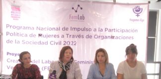 A fin de mes laboratorio feminista reportará sobre violencia política de género en Veracruz.