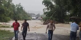 Corte de circulación en el libramiento Martínez de la Torre – Tlapacoyan, en Misantla
