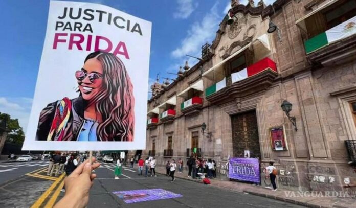 Manifestación por el caso de Frida Santamaría en meses pasados. Cortesía: Eduardo Santamaría.