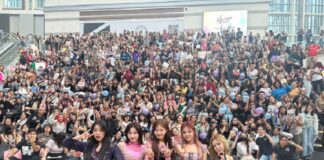 Banda de k-pop Lapillus causa furor durante su primera visita a México .