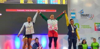 La veracruzana Lizbeth Nolasco obtiene cuarta medalla de oro para México en Panamericano de Halterofilia
