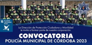 Convoca Ayuntamiento de Córdoba a formar parte de la Policía Municipal .