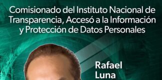 Designan a Rafael Luna Alviso como comisionado del @INAImexico