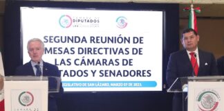 Acuerdan Mesas Directivas de la Cámara de Diputados y del Senado agilizar los trabajos del Congreso de la Unión